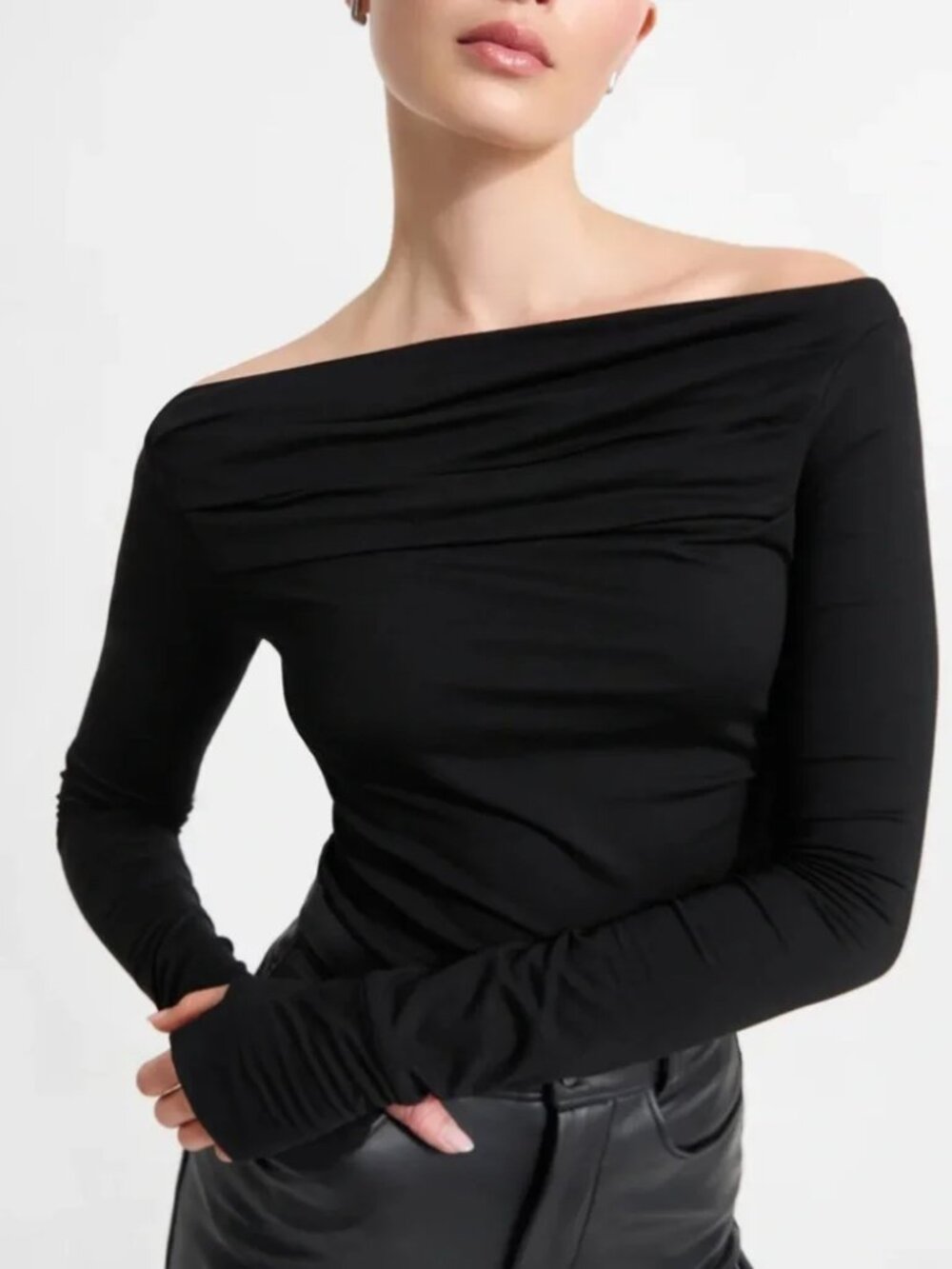 NWT - Marcella Cooper Top in Black, Size Small